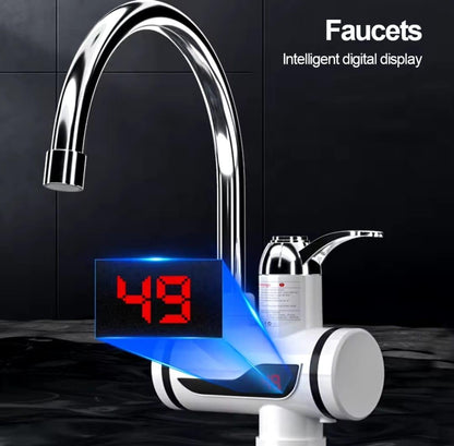 Instant Electric Faucet – 3000W with LCD Temperature Display