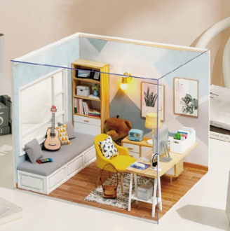 wooden doll house