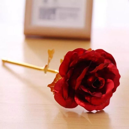 Valentine Metal Flower - Rose